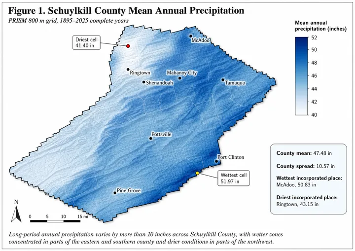 Mean Annual Precipitation