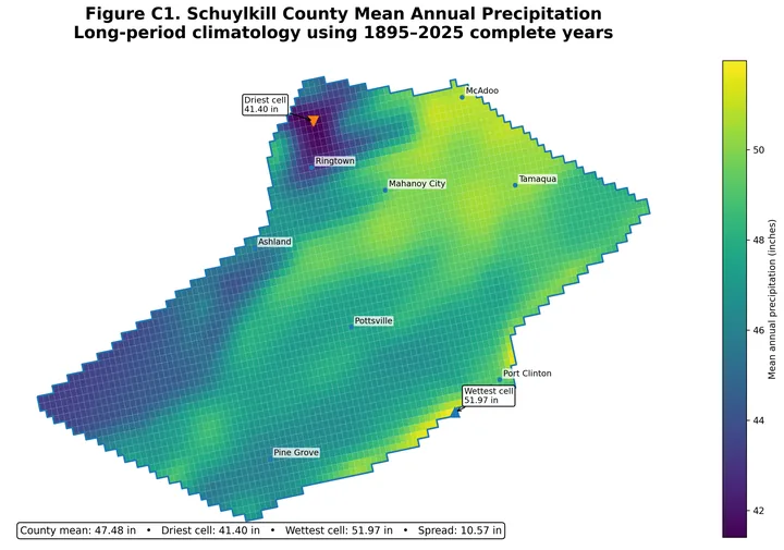 Mean Annual Precipitation